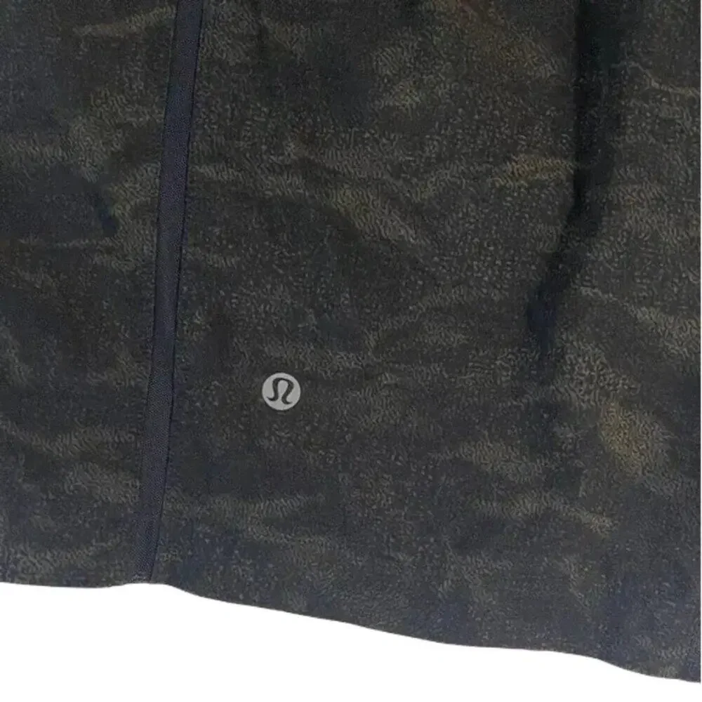 lululemon athletica Black Patterned Athletic Shorts